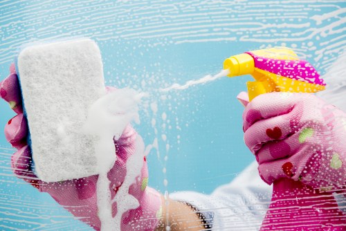 Professional cleaning of office desks and shared areas in Clapham