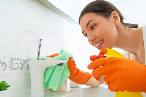 Local Clapham deep clean team working in a residential property