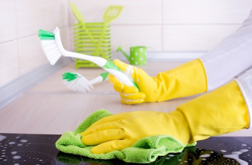 Local carpet cleaning equipment used in a Clapham property